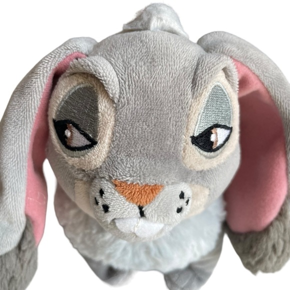Disney Store Clover Rabbit Sofia the First Plush 7 inch gray unisex soft - Picture 2 of 9
